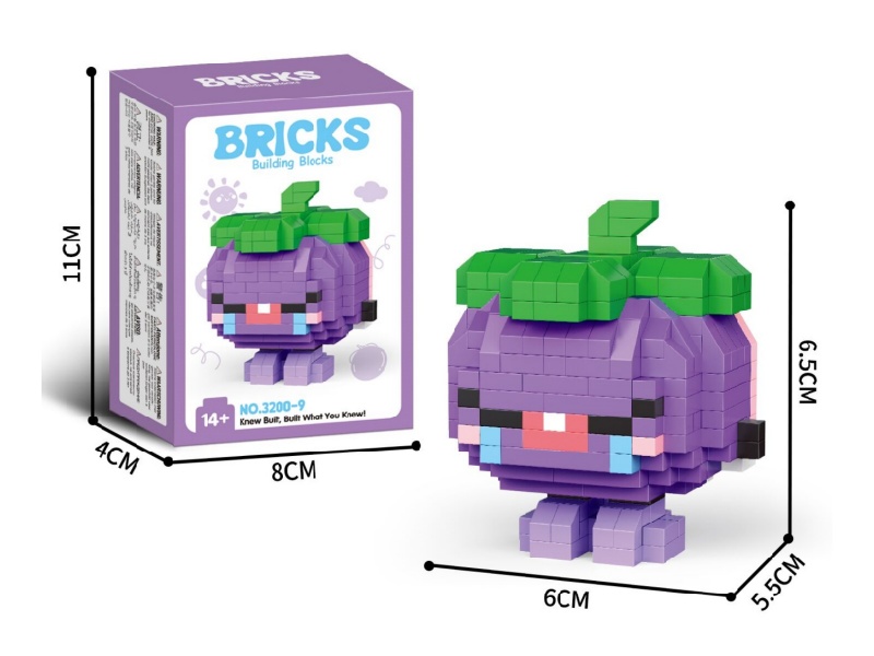 Building Blocks: 369 Pcs Of Mangosteen