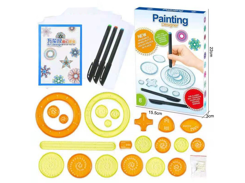 Design Ruler Set 28pcs