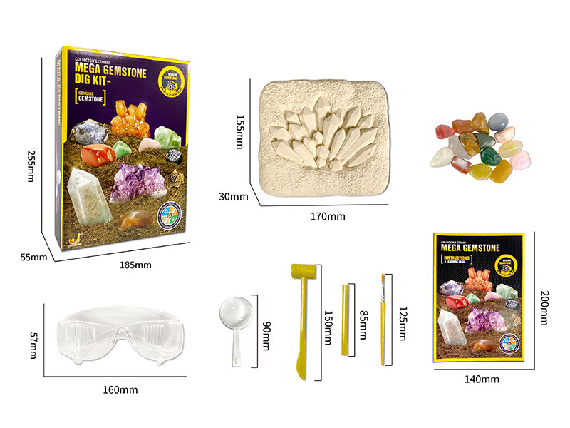 Mega Gemstone Archaeological Dig Set