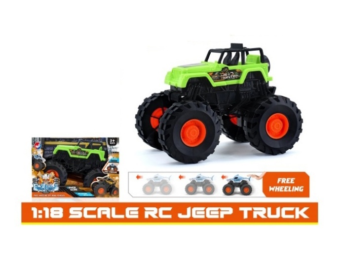 1:18 Hot Wheels Dinosaur Jeep Inertia Car