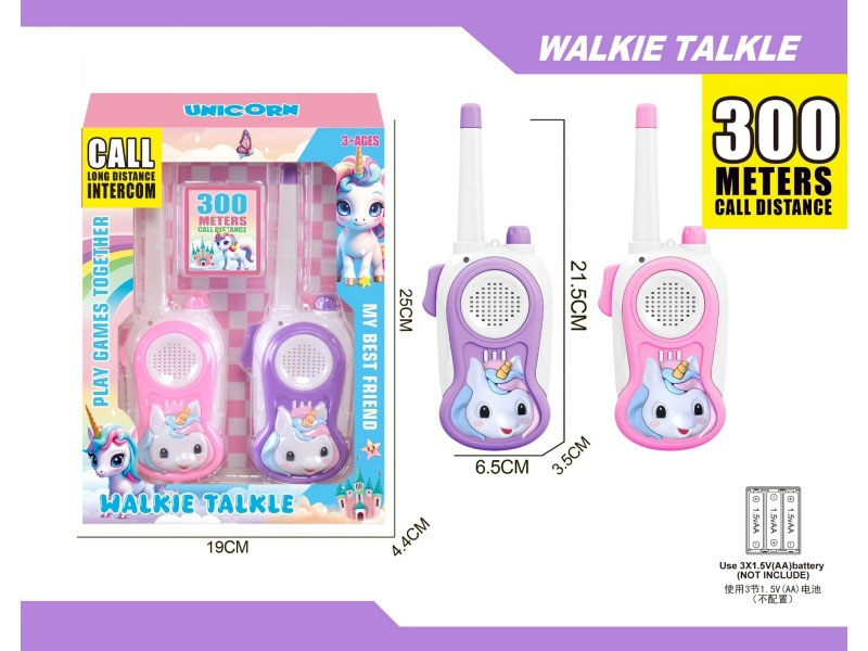 Long-Distance Epoxy Resin Unicorn Walkie-Talkie