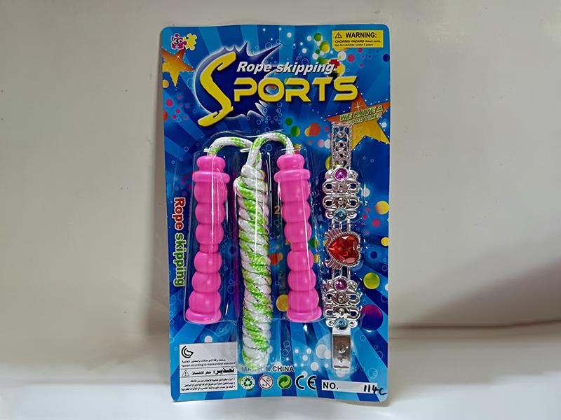 Rope Skipping + Electroplating Bracelet