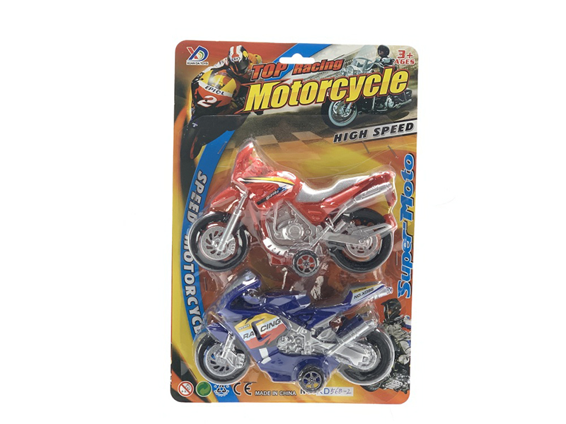 Friction Motorcycle Toys 2pcs