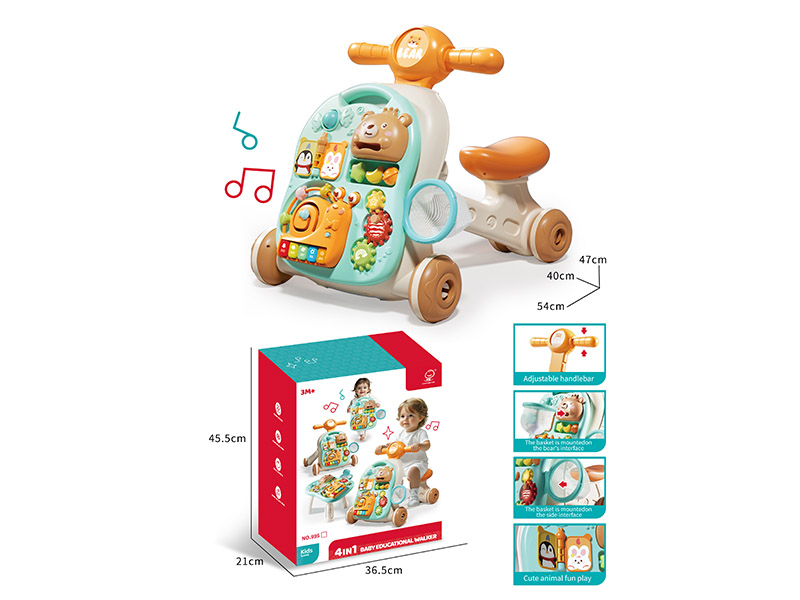 4 In 1 Multifunctional Baby Walker