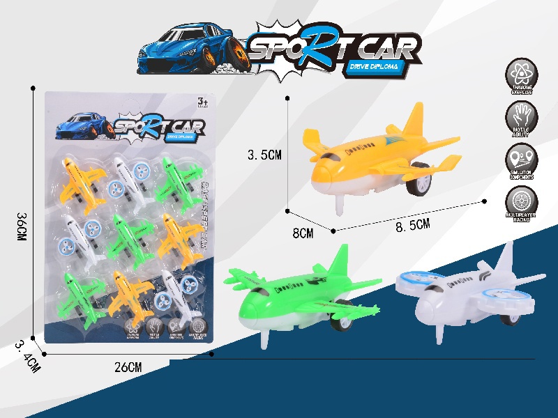 Pull Back 9 Aircraft