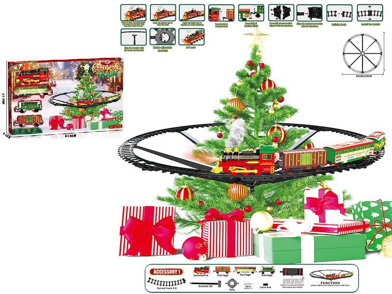 Classical Electric Rail Train(Christmas Edition)