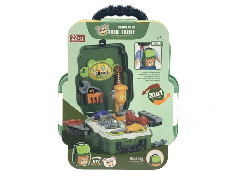 Household Play Toys Three-In-One Cartoon Tools Bag