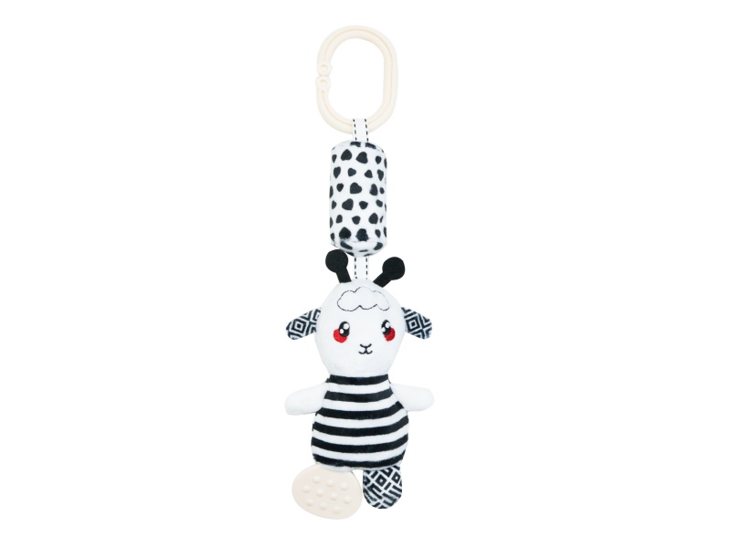 Little Lamb Teething Baby Plush Wind Chime Pendant