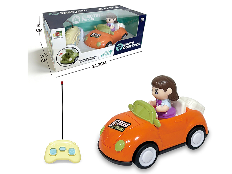 Remote Control Cartoon Car(With Vinyl Doll)