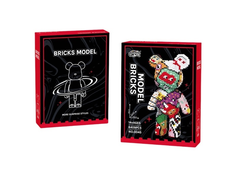 Wood: Q Version Candy Bear (With Drawer) 6409Pcs