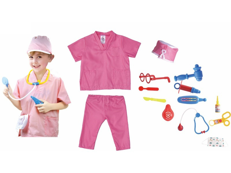 Pink Nurse's Uniform Cosplay Costume