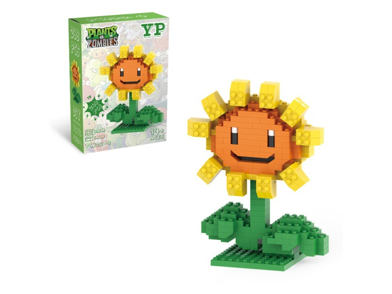 Plants Vs. Zombies - Sunflower Building Blocks 268PCS