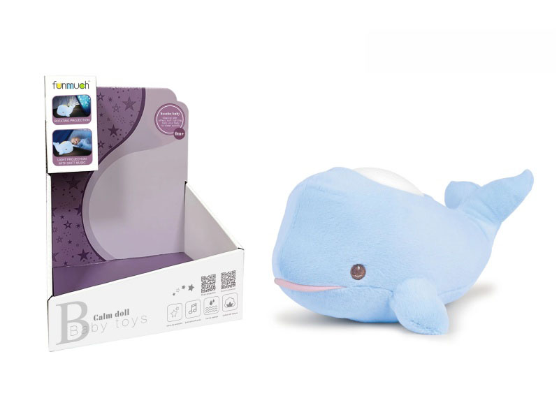 Plush Rotating Projection Sleep Device (Dolphin)