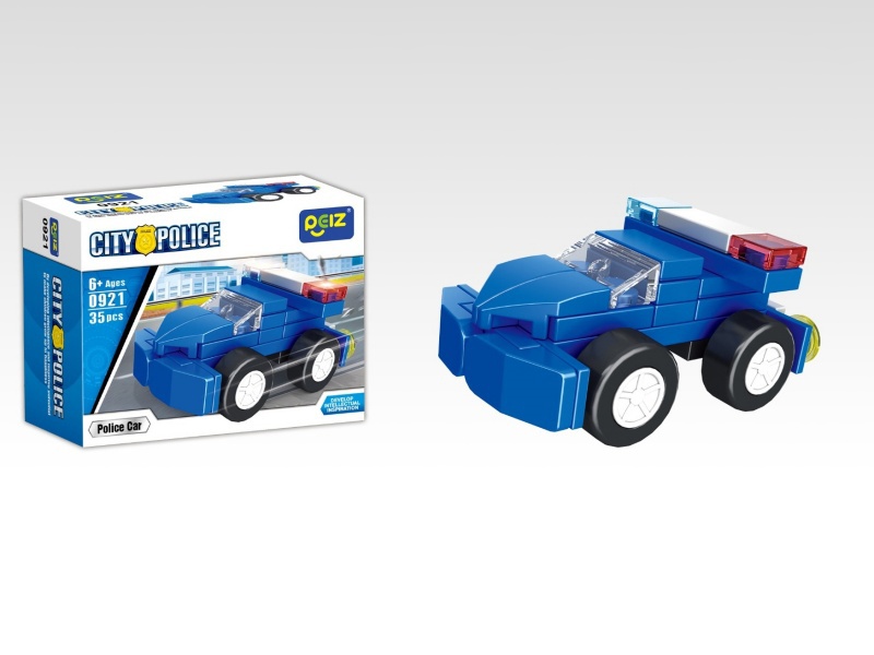 Police Car Building Blocks 35Pcs