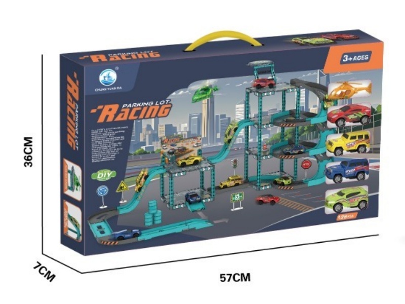 The City Parking Lot Is Equipped With 4 Vehicles And 1 Aircraft