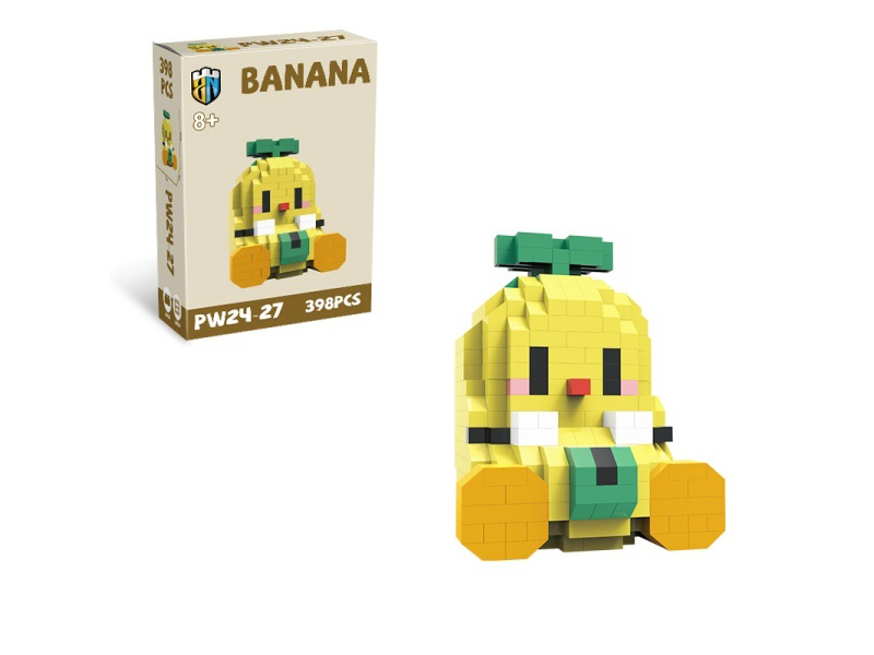 Fruit Series - 398 PCS Of Banana Building Blocks