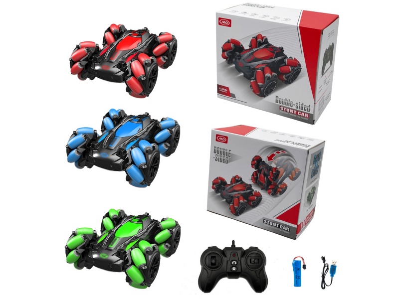 Remote Control Stunt Dual-Sided Car