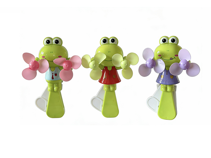 Frog Hand Fan
