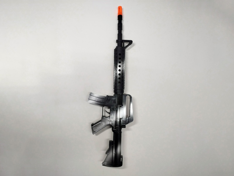 Silver Flint Gun With Lines