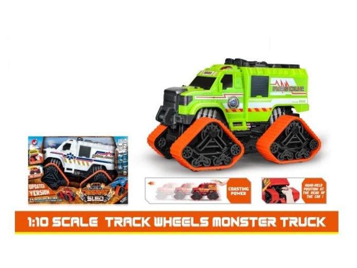 1:10 Fire Wheel Ambulance Inertia Vehicle