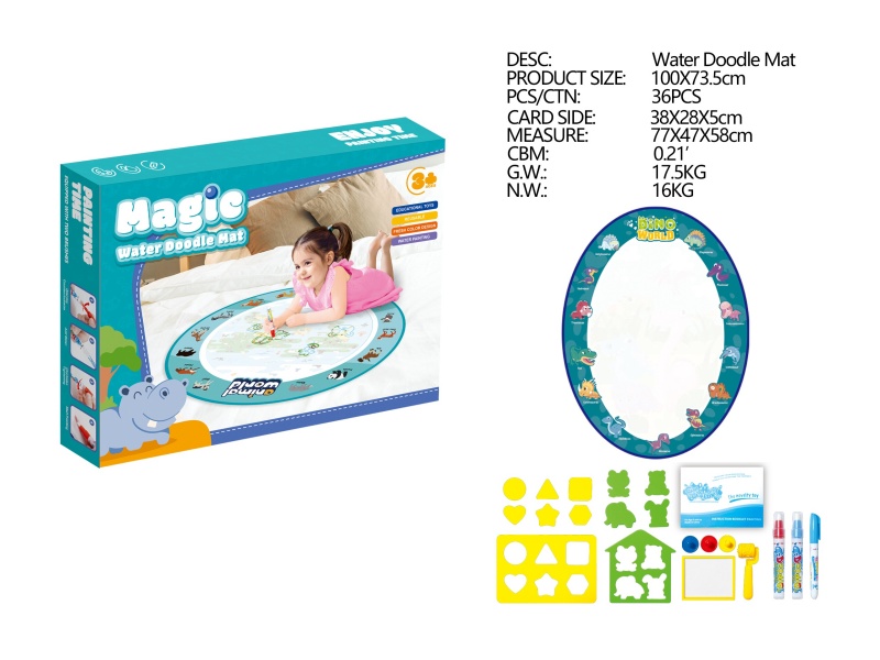 Dinosaur Theme Magic Water Doodle Mat