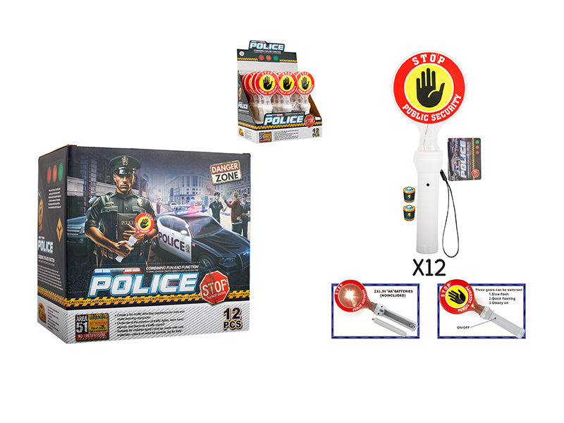 Stop Go Sign Light Toy(Three Gears Red Light)12pcs