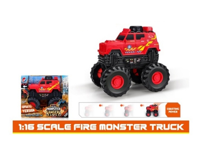 1:16 Fire Wheel Fire Inertia Vehicle