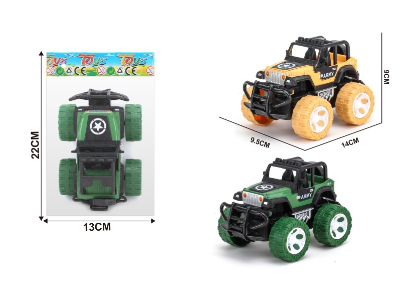 Inertial Jeep Military Off-Road Vehicle 1:43