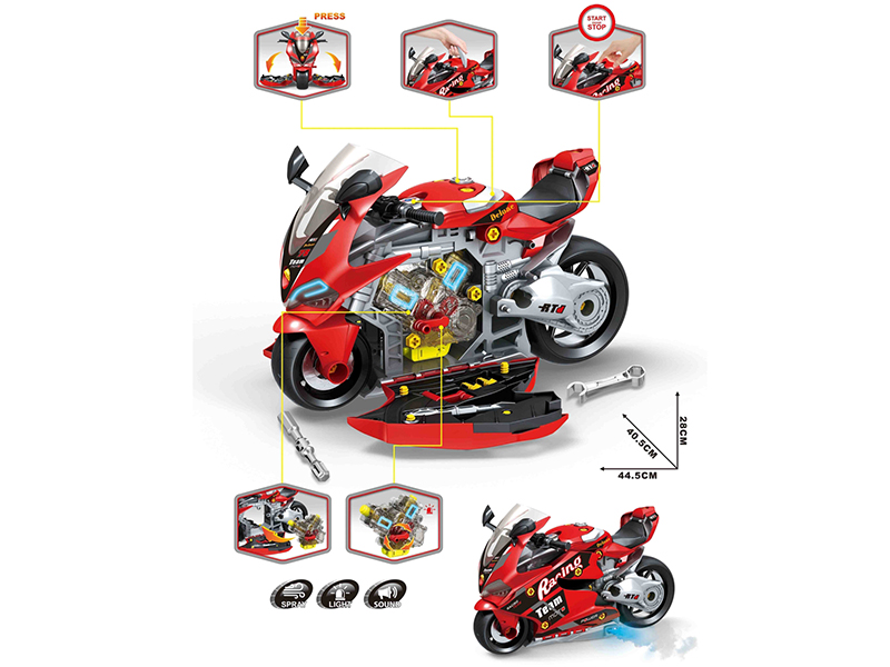 DIY Motorcycle Engine Toy