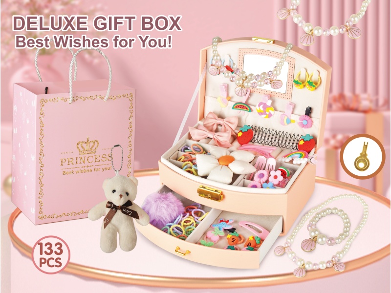 Pink Little Princess Jewelry Gift Box