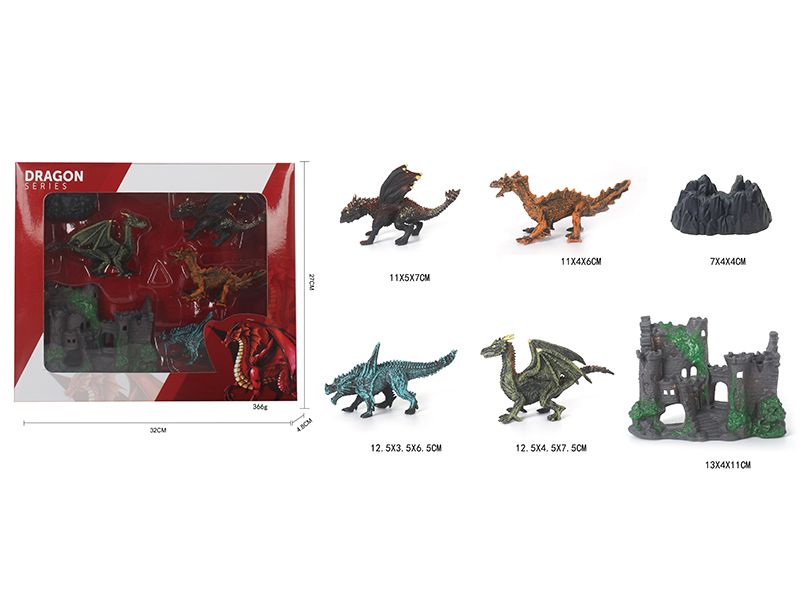 Magic Dragon Set 6PCS