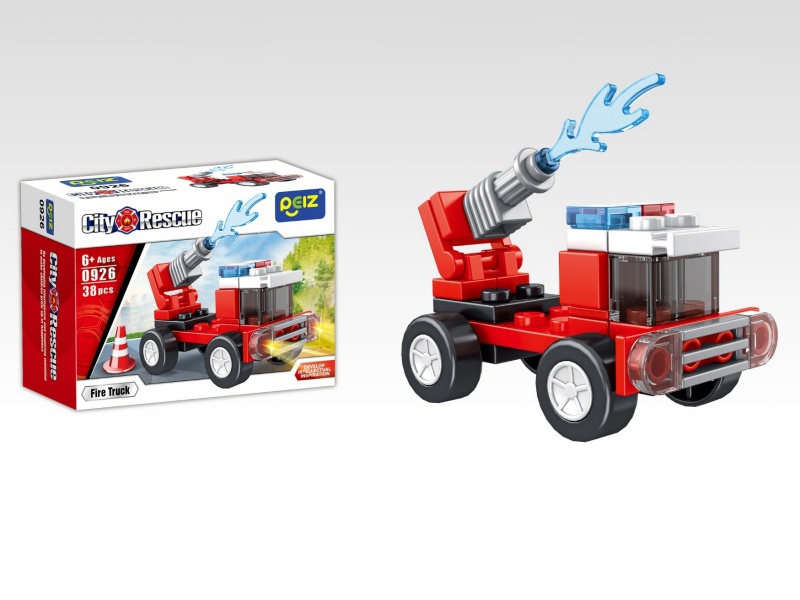 Fire Truck Building Blocks 38Pcs