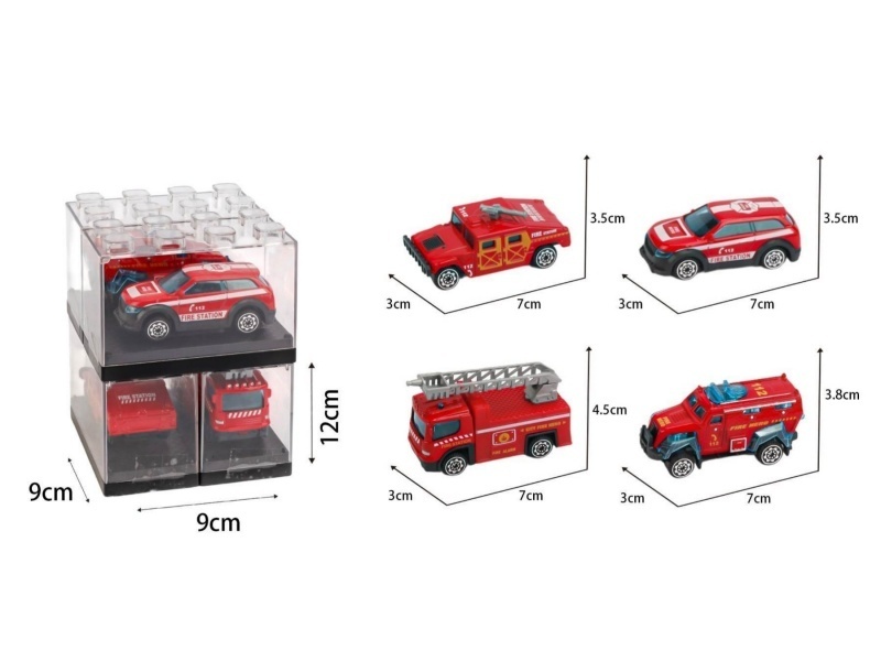 1:64 Alloy Fire Engine