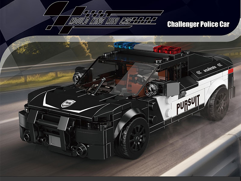 Challenger Police Car Building Blocks 443PCS