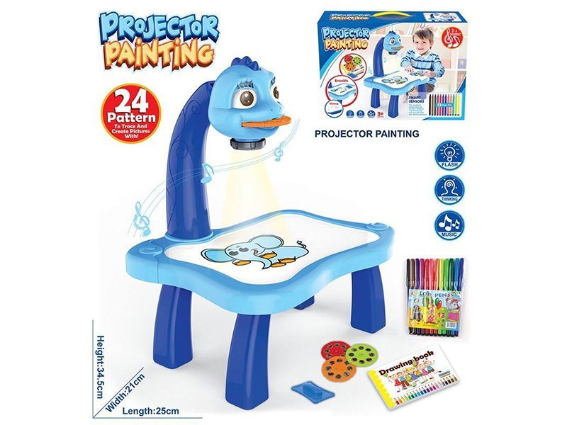 Dinosaur Projection Drawing Board(With Music)