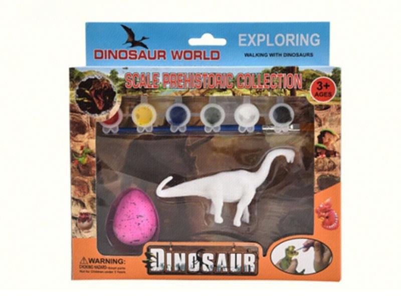 DIY Coloured Drawing Dinosaur Toys