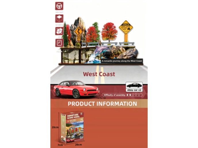 3D Jigsaw Puzzle Series: West Coast