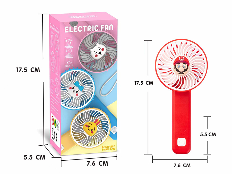 Super Mario Fold Electric Fan
