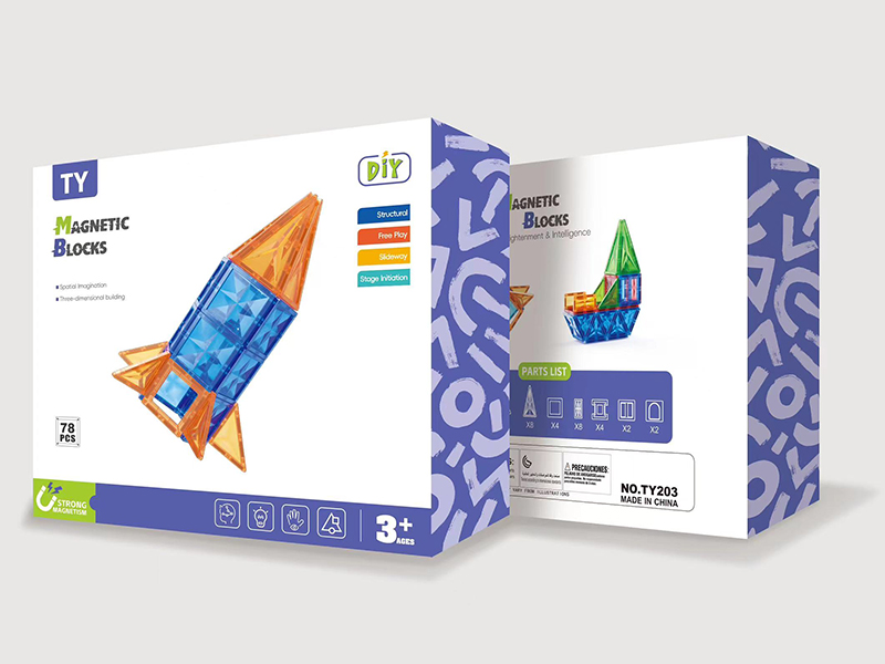 Magnetic Building Blocks 78pcs