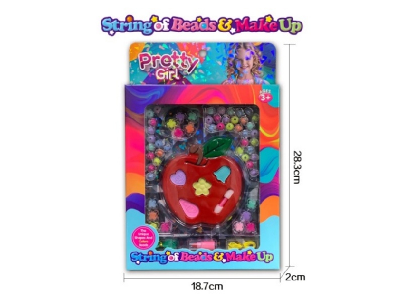 Apple Makeup Transparent Bead Set