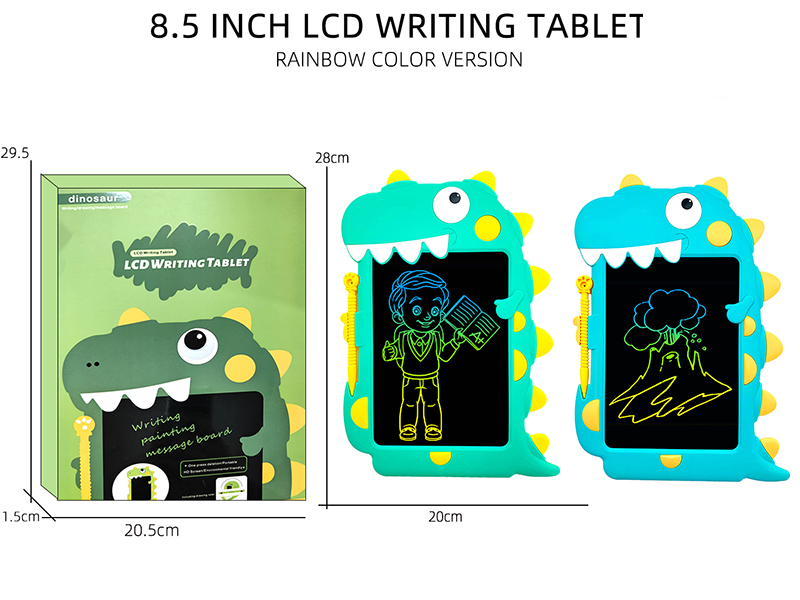 8.5" Cartoon Dinosaur Color Screen LCD Electronic Writing Board