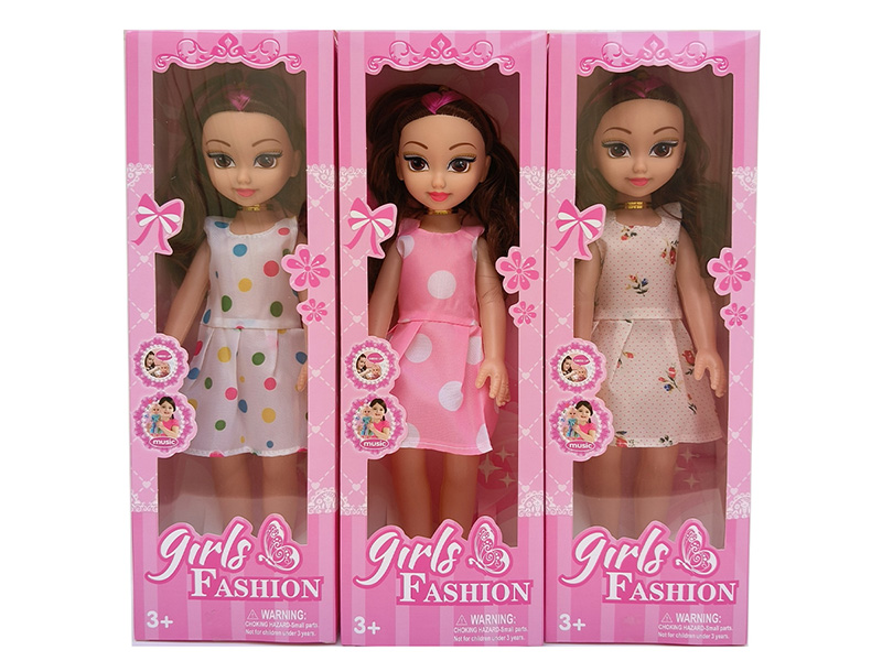 14" Hollow Fashion Doll With Music