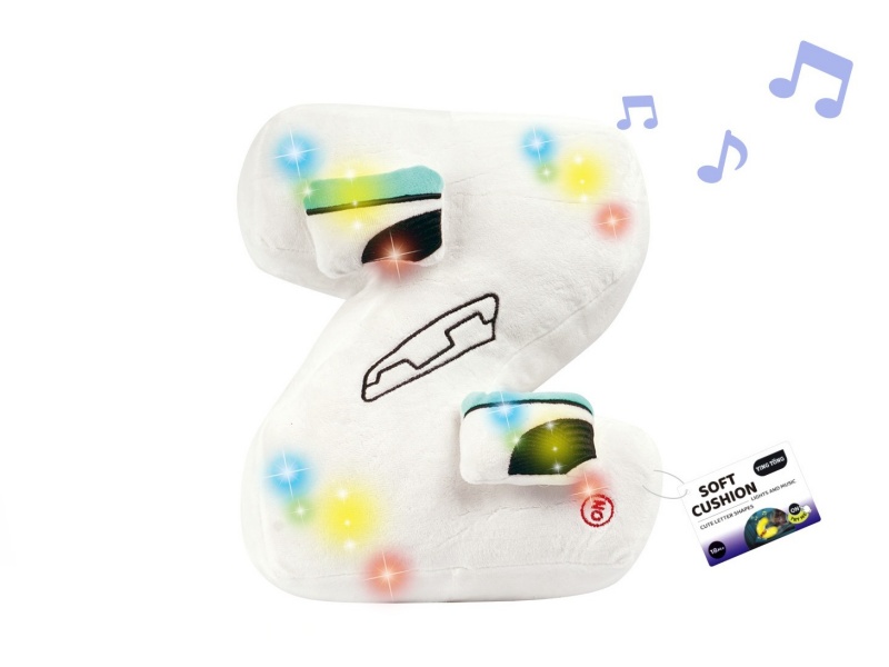 Alphabetic Plush Soothing Pillow - Z