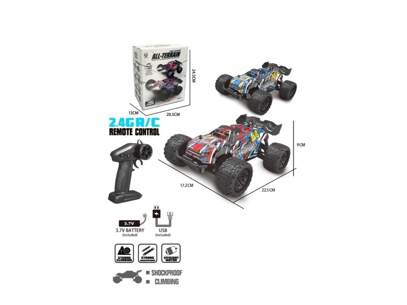 2.4G Remote-Controlled Off-Road Vehicle With Lights
