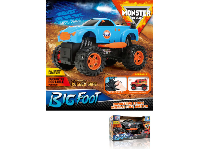 1:10 Fire Wheel Pickup Truck Inertia Vehicle