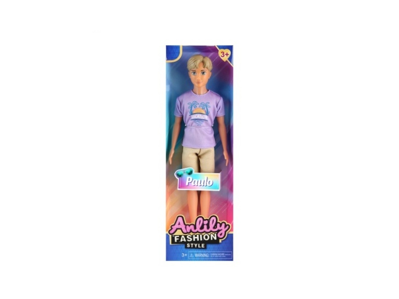 11.5-Inch Solid Male Doll (Brown Skin Color)