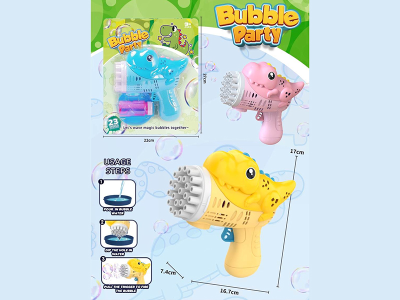 Electric Dinosaur Bubble Machine