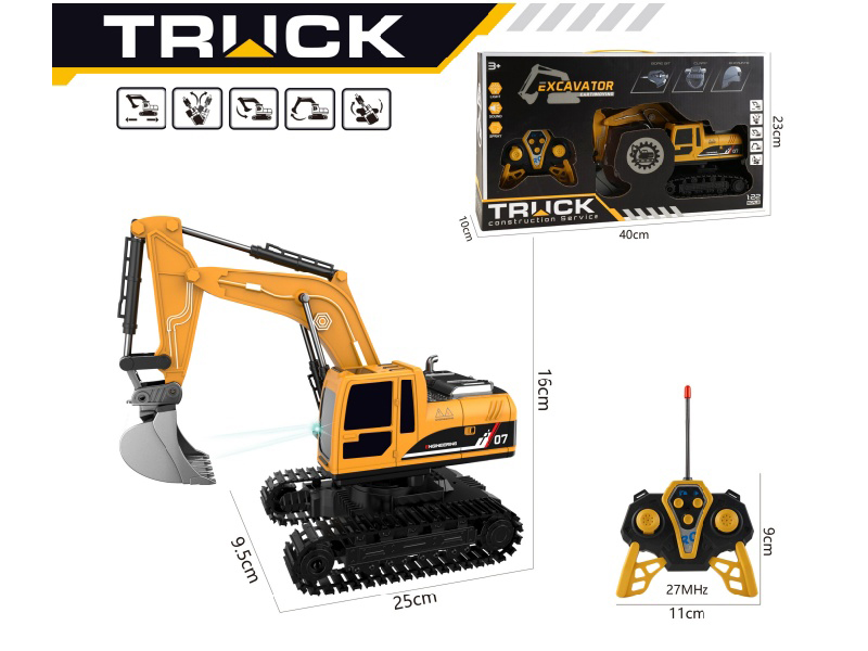 1:22 6CH R/C Excavator With Lights