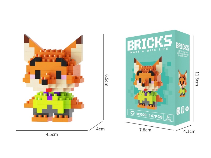 Building Blocks: 147 Pcs Of Nick Fox