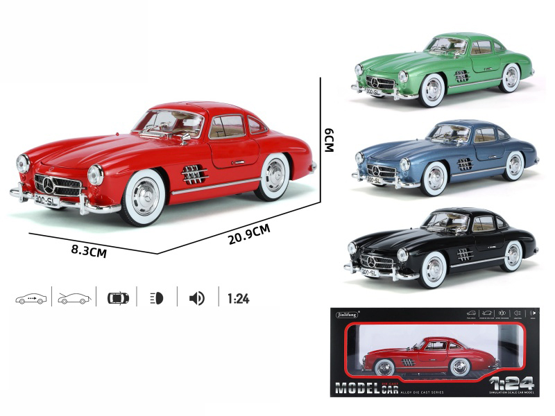 1:24 Benz 300 Streetcar Version Alloy Car